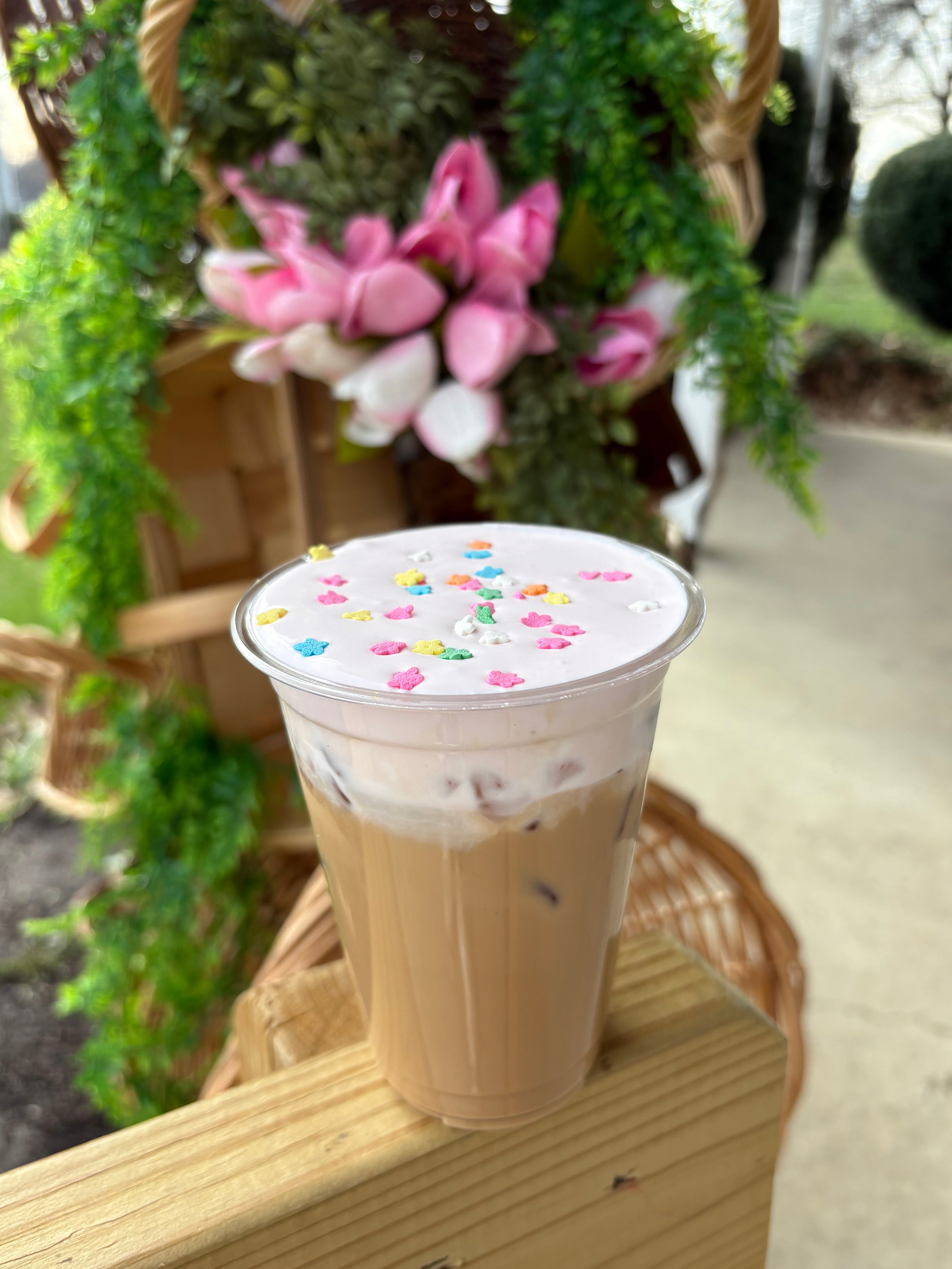 Raspberry Cupcake Latte